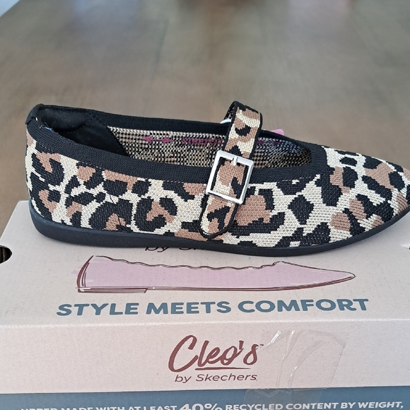 Skechers Cleo Walk - Runway Hit - Color: Leopard - Size: 7 - Picture 1 of 9